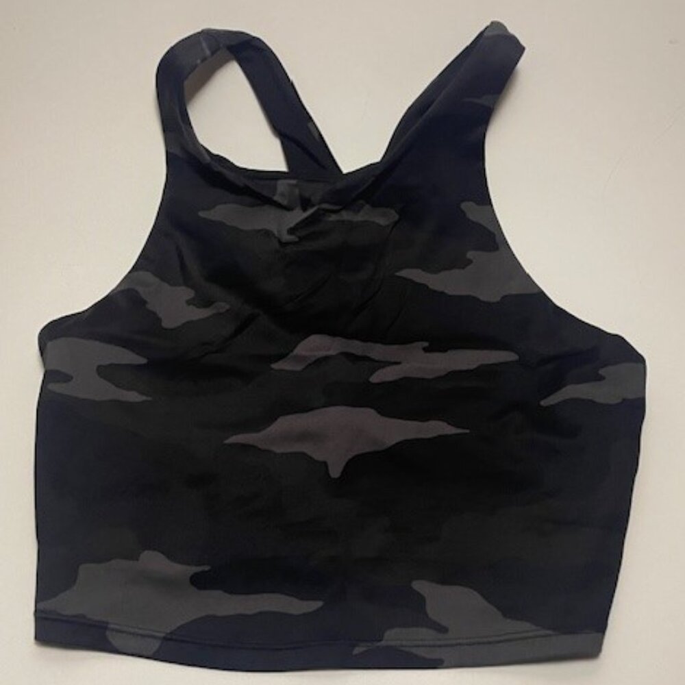 Athleta Women's Freestyle Camo Crop Bikini Top Size Medium